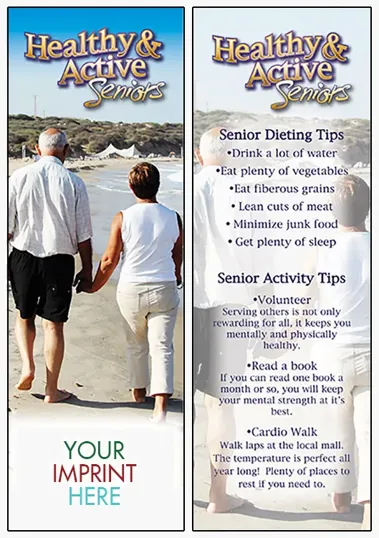 Healthy & Active Seniors Bookmark